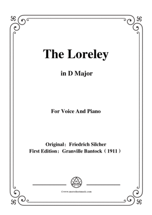 Bantock-Folksong,The Loreley(Die Lorelei),in D Major,for Voice and Piano