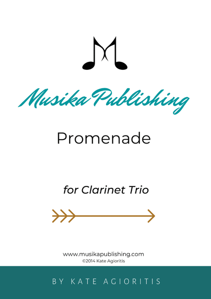 Promenade - for Young Clarinet Trio image number null