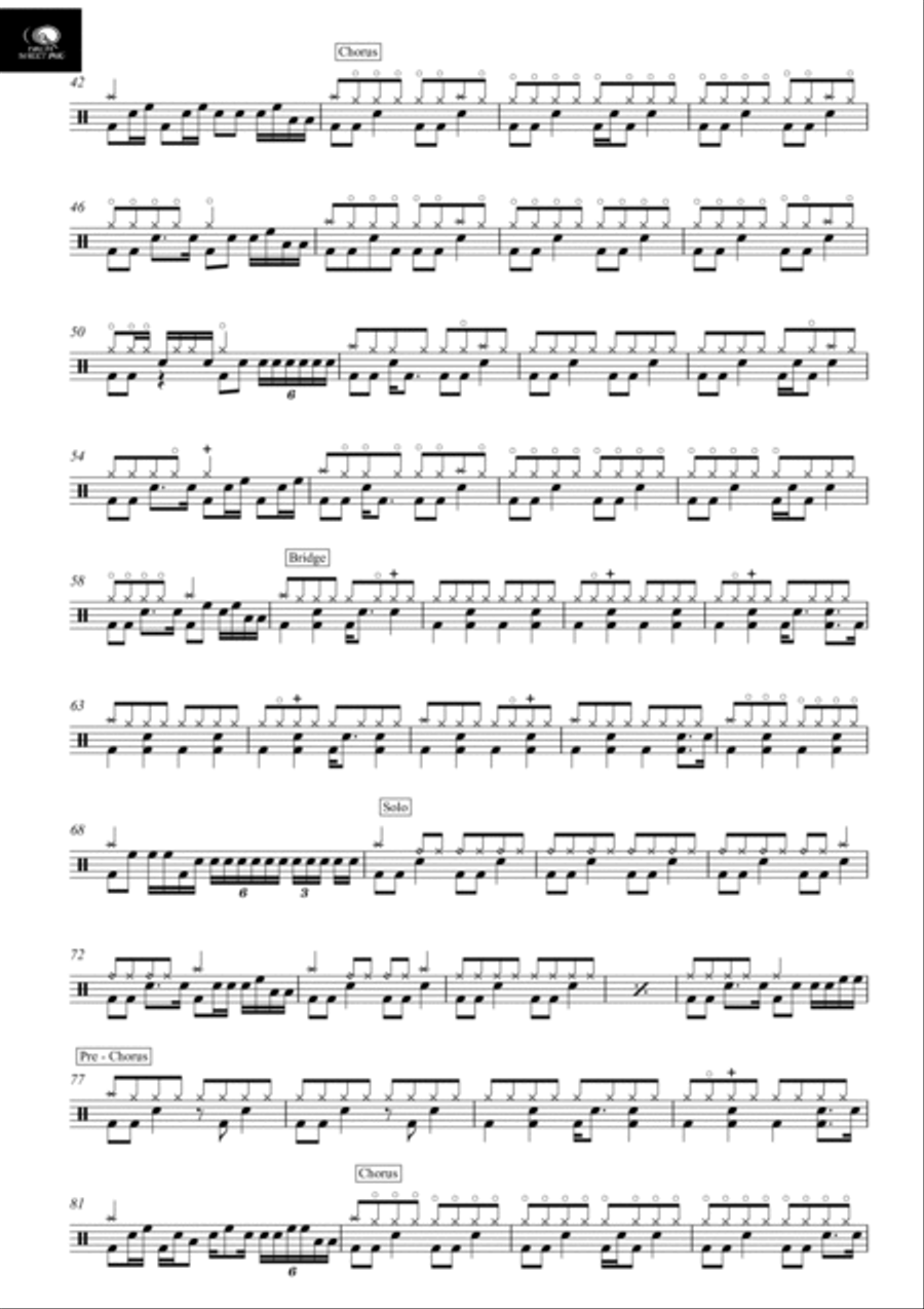 Life Is A Highway Life Is A Highway Drum Set scores gallery preview page 2