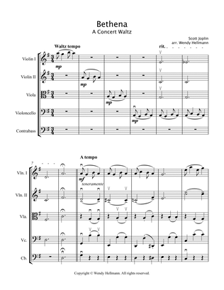 Bethena (for String Orchestra/Quintet)
