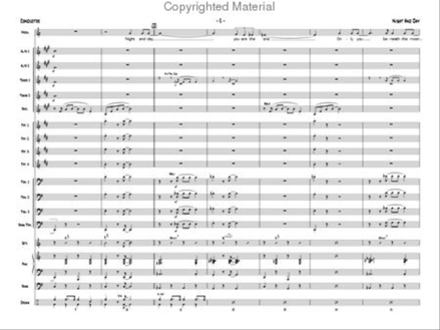 Night and Day Night and Day Jazz Ensemble scores gallery preview page 3