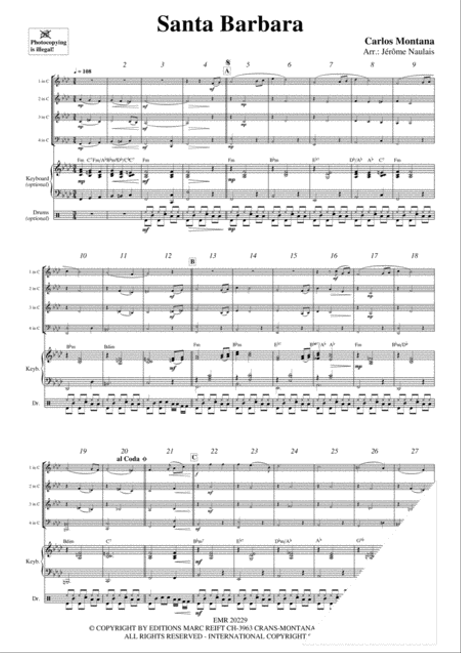 Santa Barbara Woodwind Quartet scores gallery preview page 3