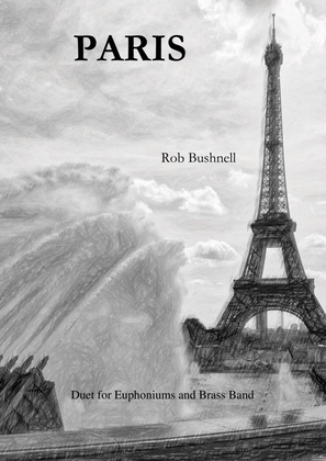 Book cover for Paris (Rob Bushnell) - Euphonium Duet and Brass Band