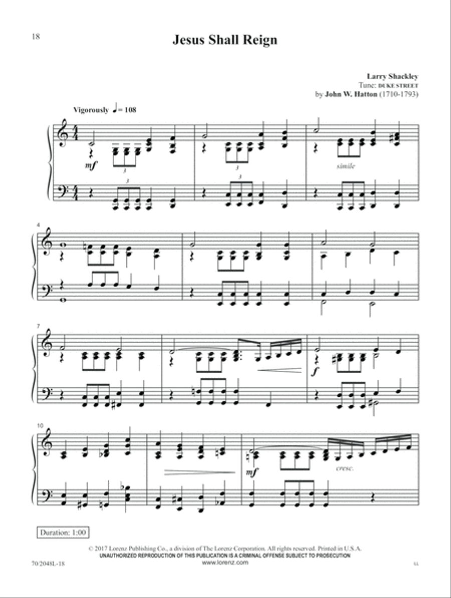 Sixty-Second Service Solutions Piano Solo scores gallery preview page 8