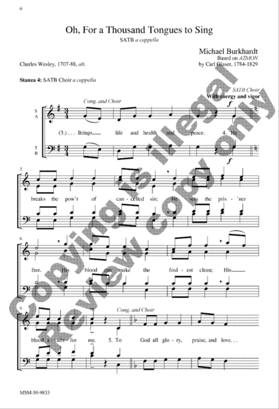 With Angel Choirs, Set 1 With Angel Choirs, Set 1 SSATB scores gallery preview page 6