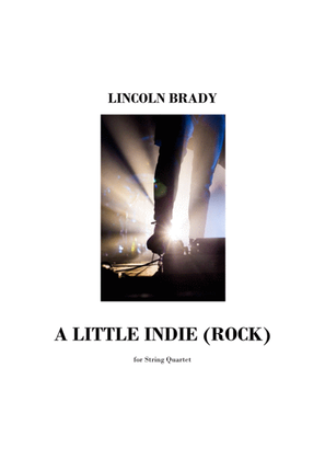 Book cover for A LITTLE INDIE (ROCK)- String Quartet