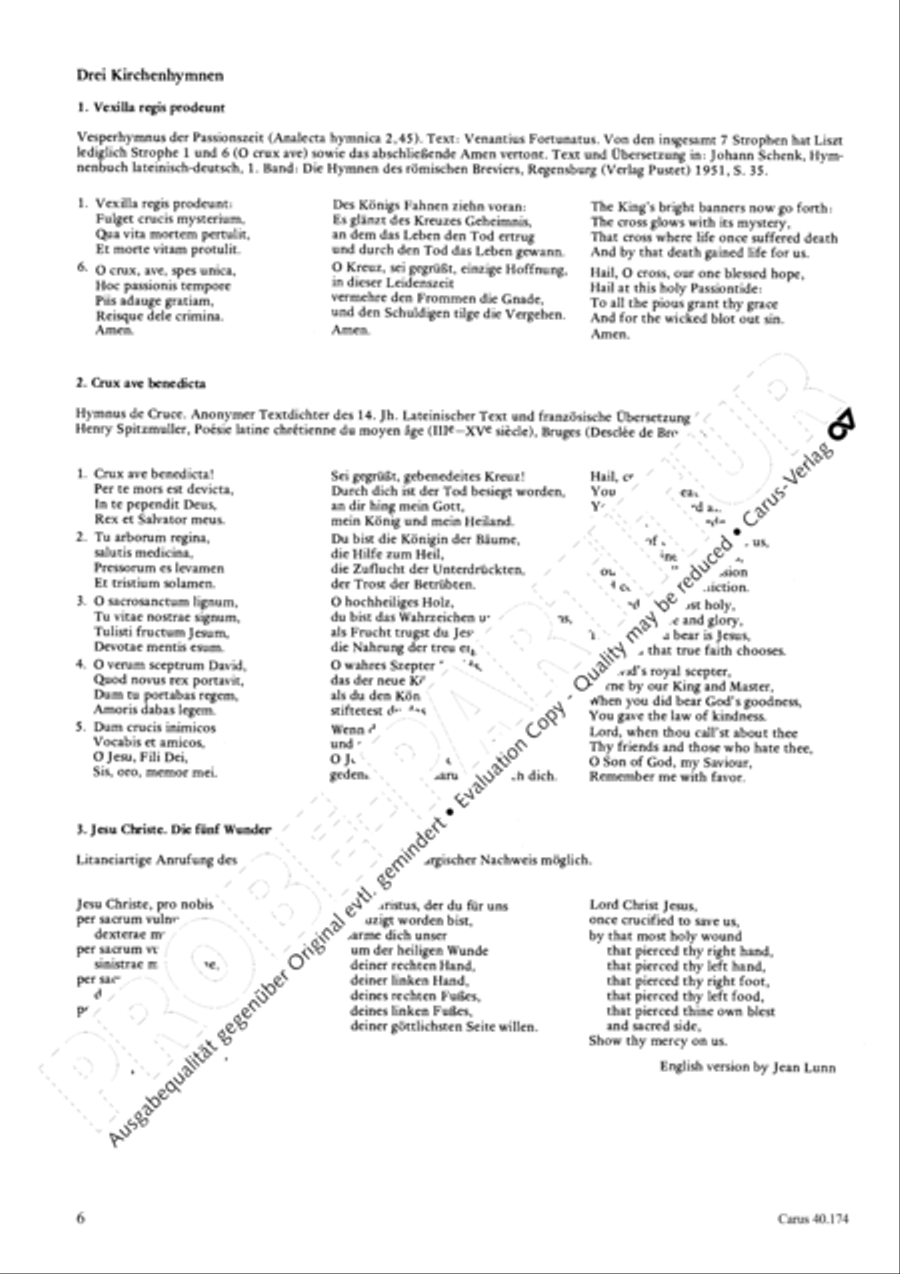 Drei Kirchenhymnen Score scores gallery preview page 7