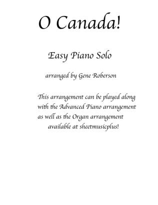 Book cover for O Canada! Easy Piano