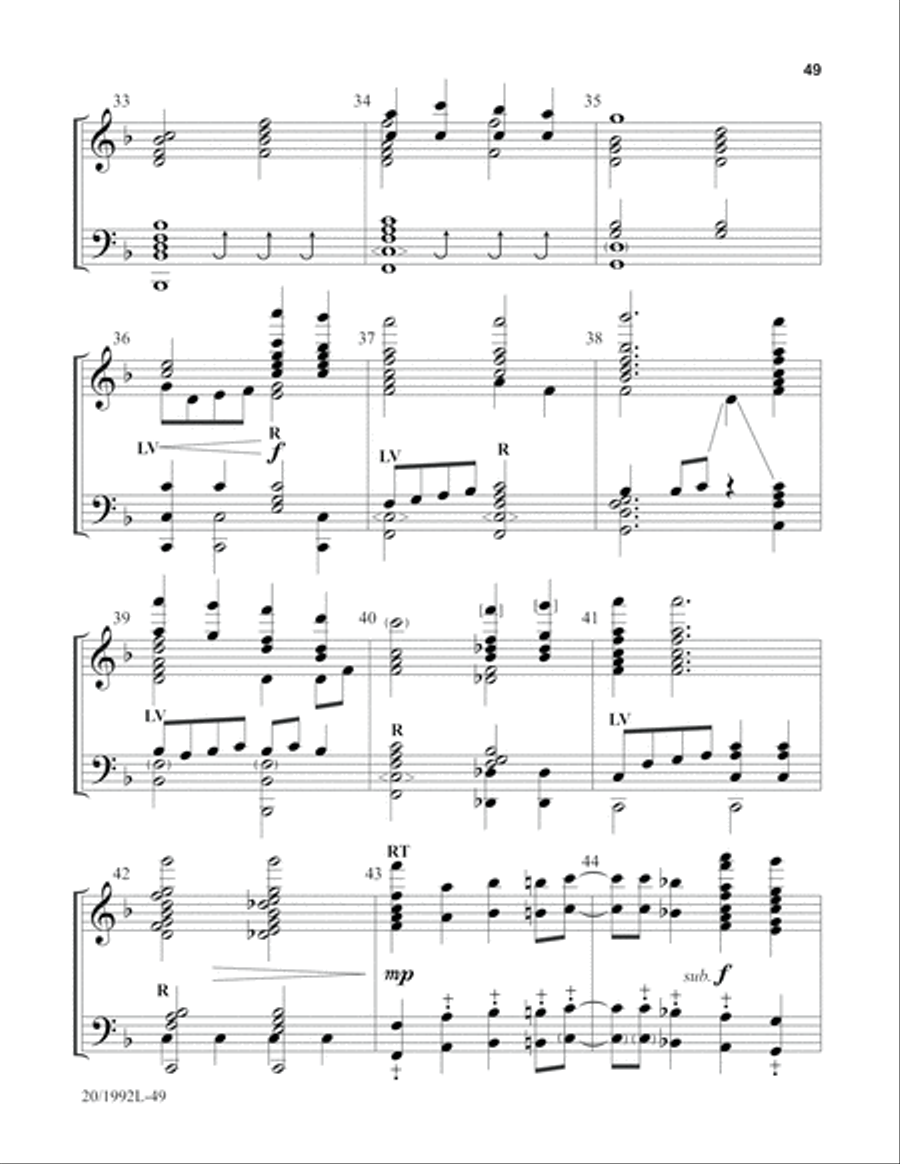 Hymns We Love to Ring 5-Octaves scores gallery preview page 36