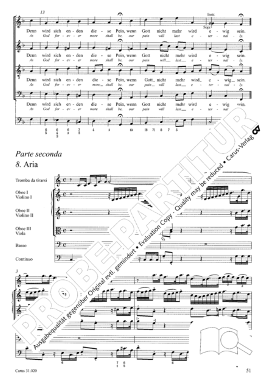 Eternity, thou thundrous word (O Ewigkeit, du Donnerwort) ATB scores gallery preview page 52
