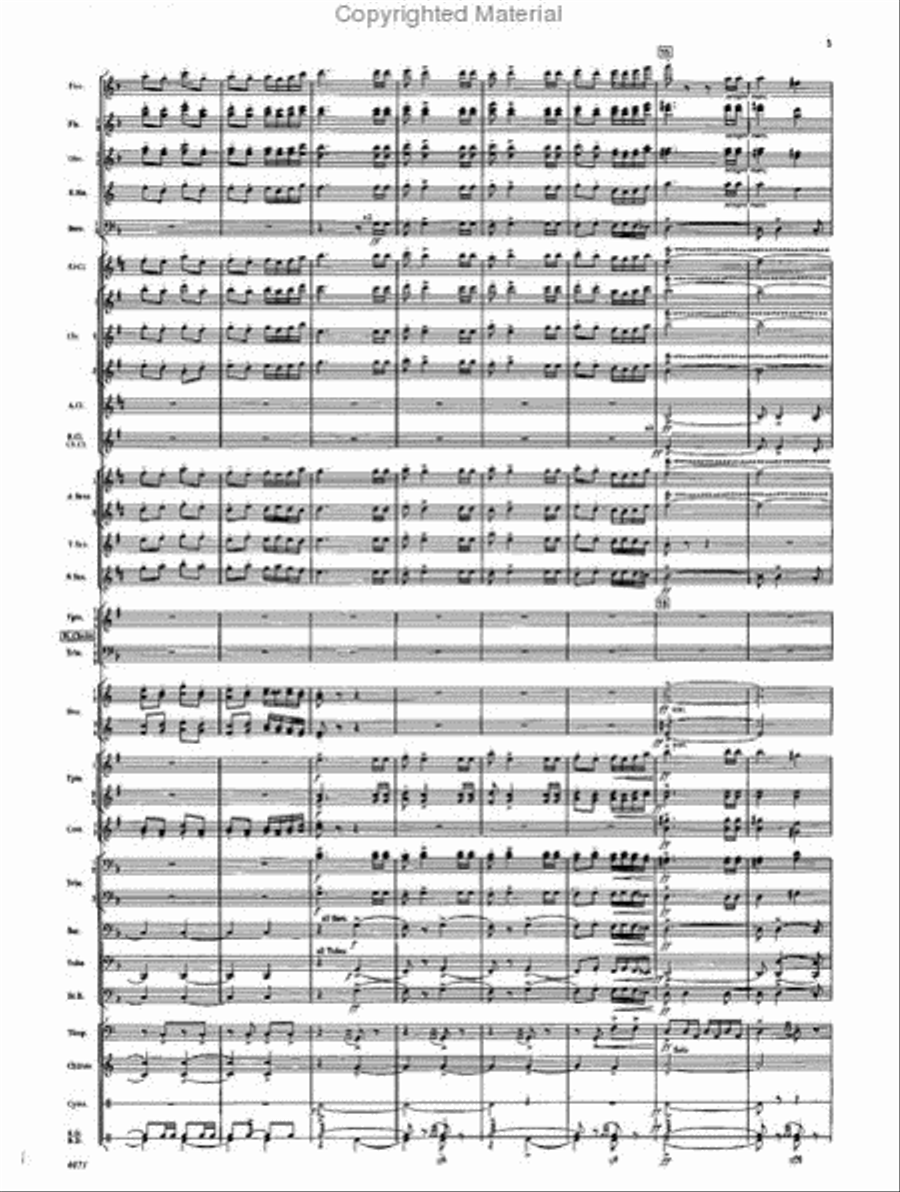 Fourth Suite for Band Concert Band scores gallery preview page 3
