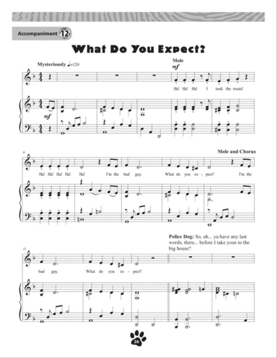 Puzzle Puppy Unison Choir scores gallery preview page 11