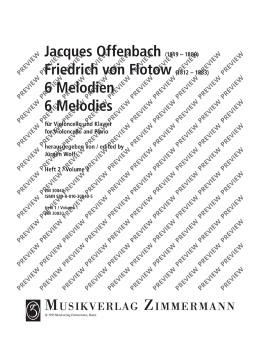 6 Melodies 6 Melodies Piano Accompaniment scores gallery preview page 2