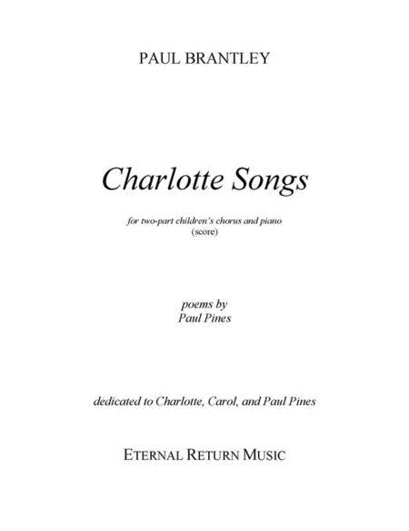 Charlotte Songs (chorus score)