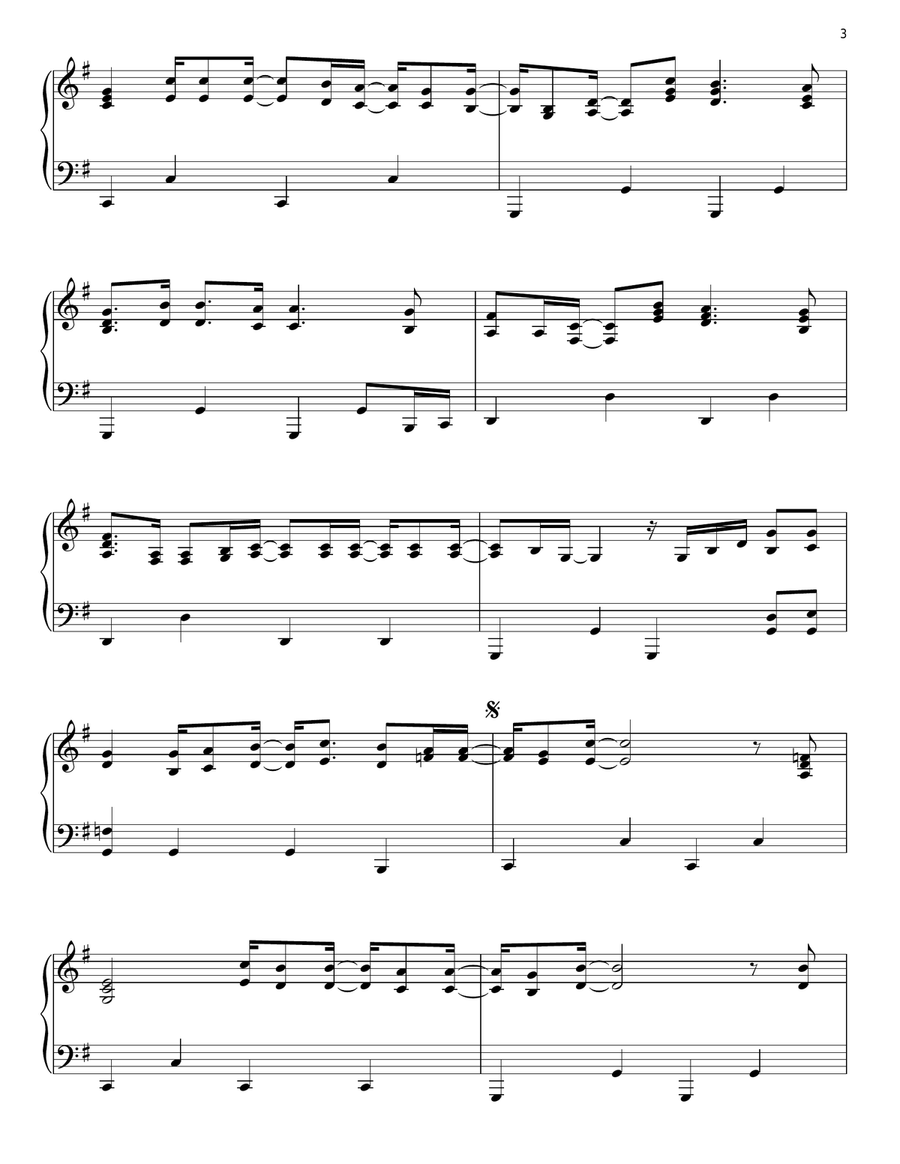 Nikita Piano Solo scores gallery preview page 3