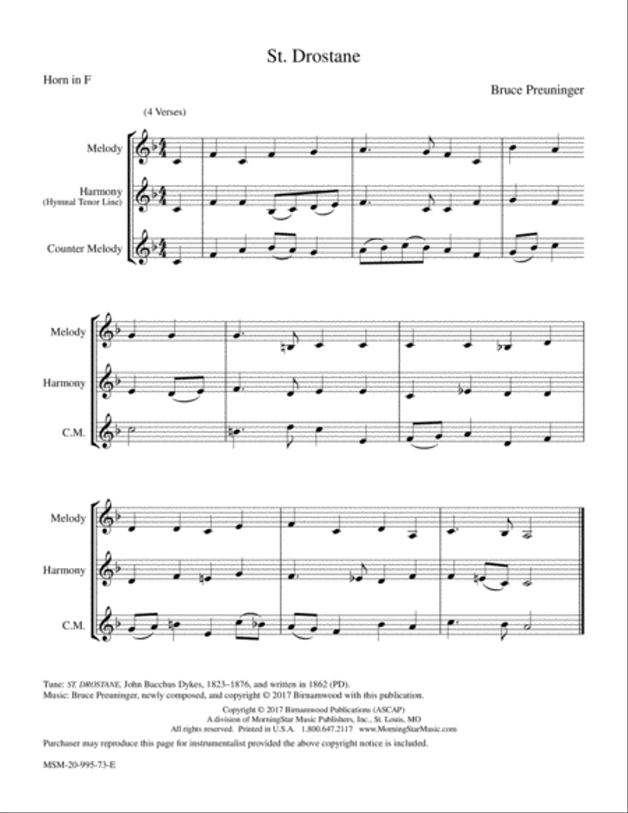 St. Drostane Piano and Keyboard scores gallery preview page 3
