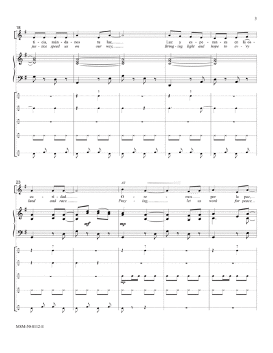Song of Hope Choir scores gallery preview page 3
