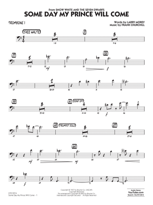 Some Day My Prince Will Come (arr. Chuck Israels) - Trombone 1
