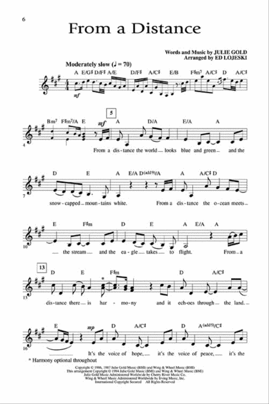 God Bless America® (Patriotic Collection) Choir scores gallery preview page 4