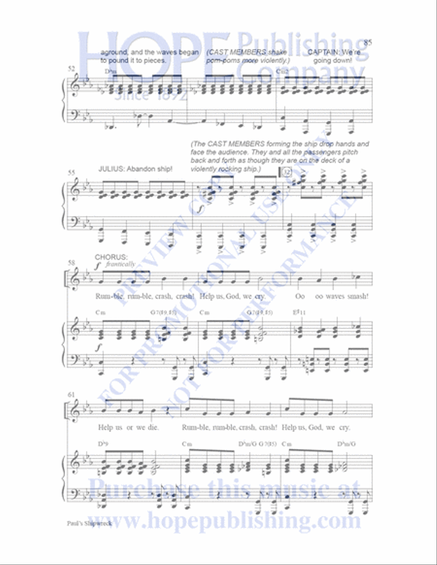 Sailor's Bible Children's Choir scores gallery preview page 86