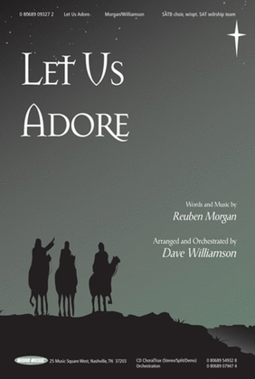 Book cover for Let Us Adore - CD ChoralTrax