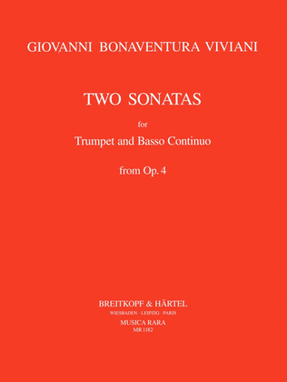 Book cover for 2 Sonatas from Op. 4