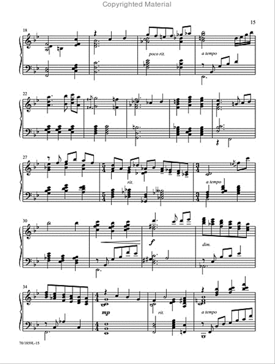 Late Night Gospel Piano Solo scores gallery preview page 3