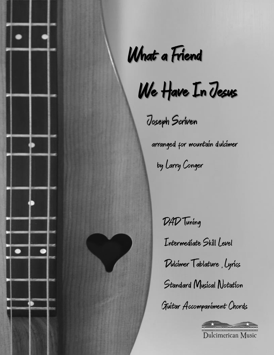 What a Friend We Have In Jesus Dulcimer scores gallery preview page 1