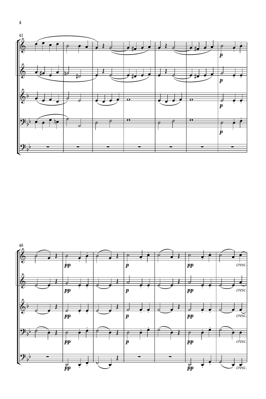 March of the Three Holy Kings arranged for Brass Quintet Brass Quintet scores gallery preview page 6