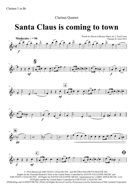 Santa Claus Is Comin' To Town
