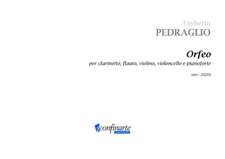 Umberto Pedraglio: ORFEO (ES-20-010) - Score Only