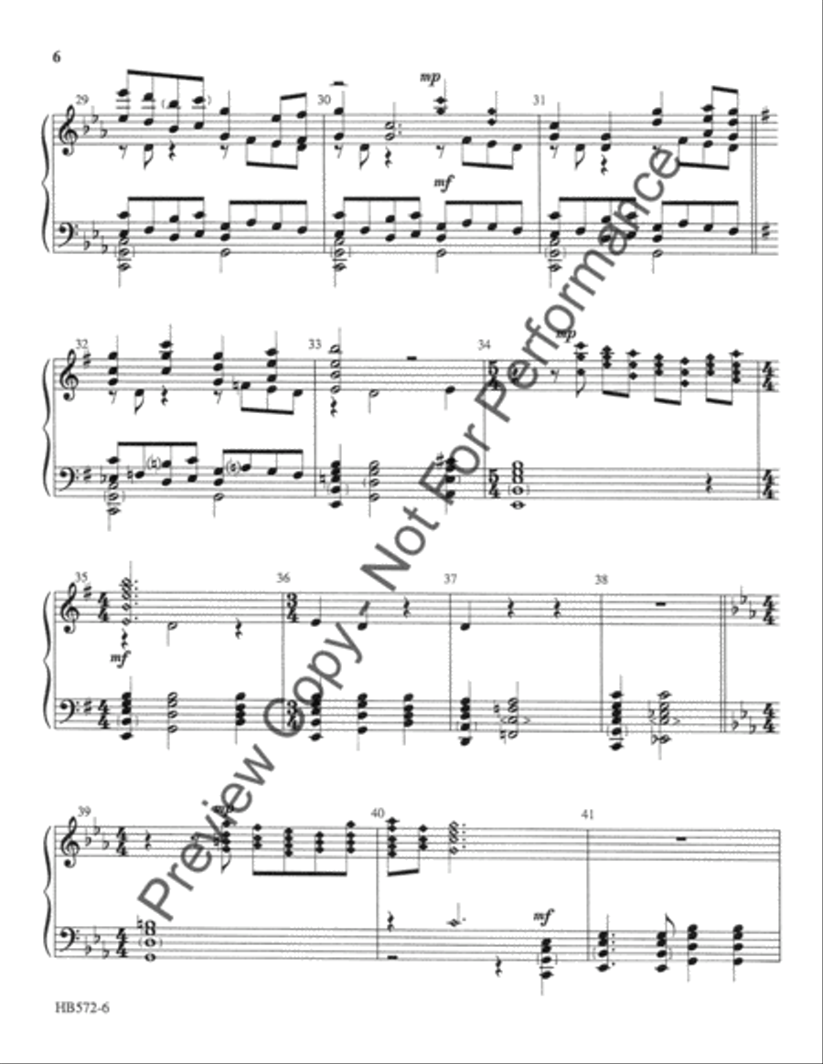 A Prayer for Peace 5-Octaves scores gallery preview page 7