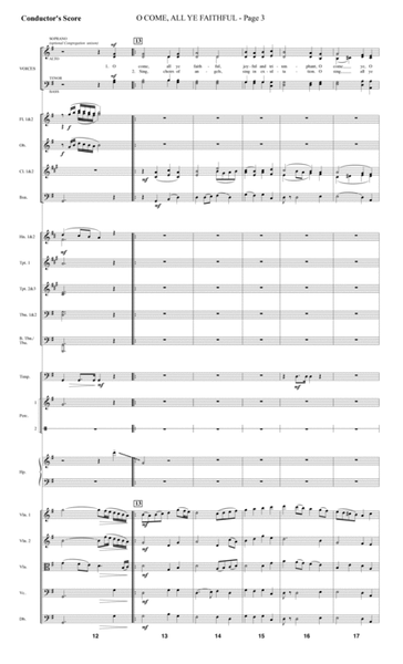 O Come, All Ye Faithful (from Carols For Choir And Congregation) - Score