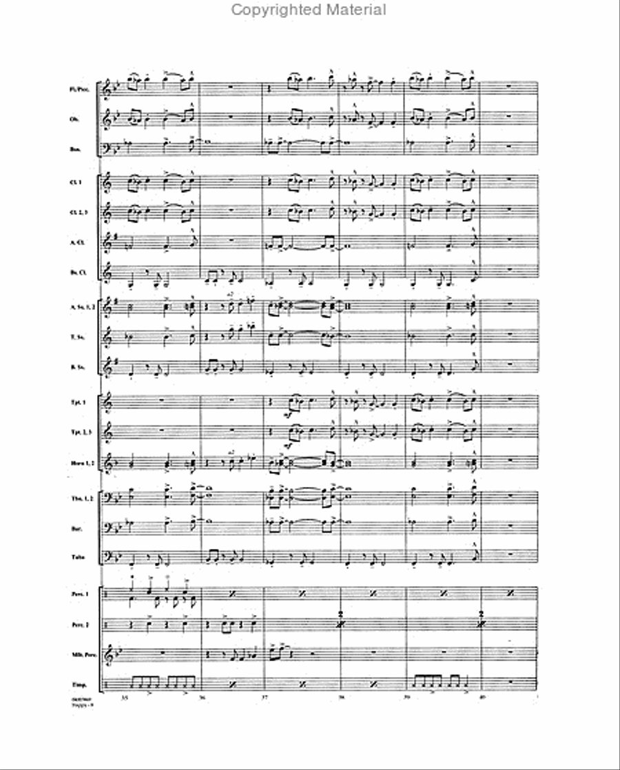 Happy (from Despicable Me 2) Concert Band scores gallery preview page 4
