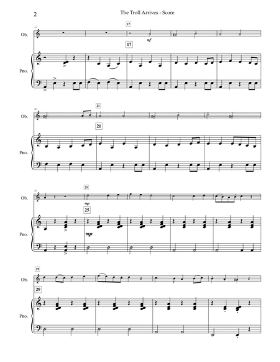The Troll Arrives The Troll Arrives Chamber Music scores gallery preview page 3