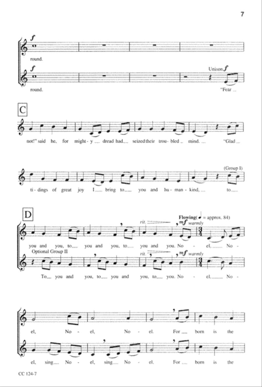 Christmas Time Singers Edition Unison Choir scores gallery preview page 9