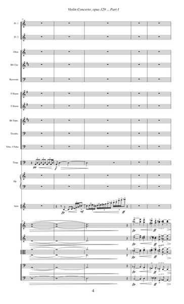 Violin Concerto, opus 129 (2009) Part 1 image number null