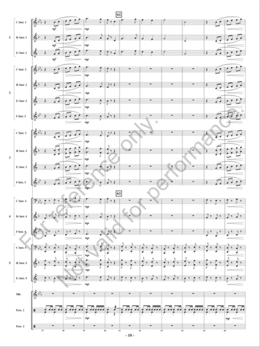 Bravo Zulu Bravo Zulu Concert Band scores gallery preview page 11