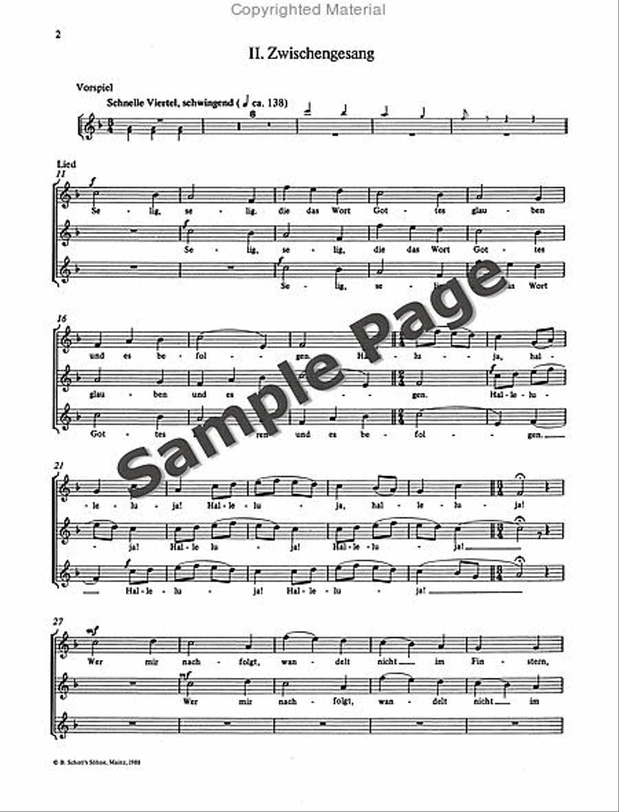 Kindermesse Chorus Score Children's Choir scores gallery preview page 3