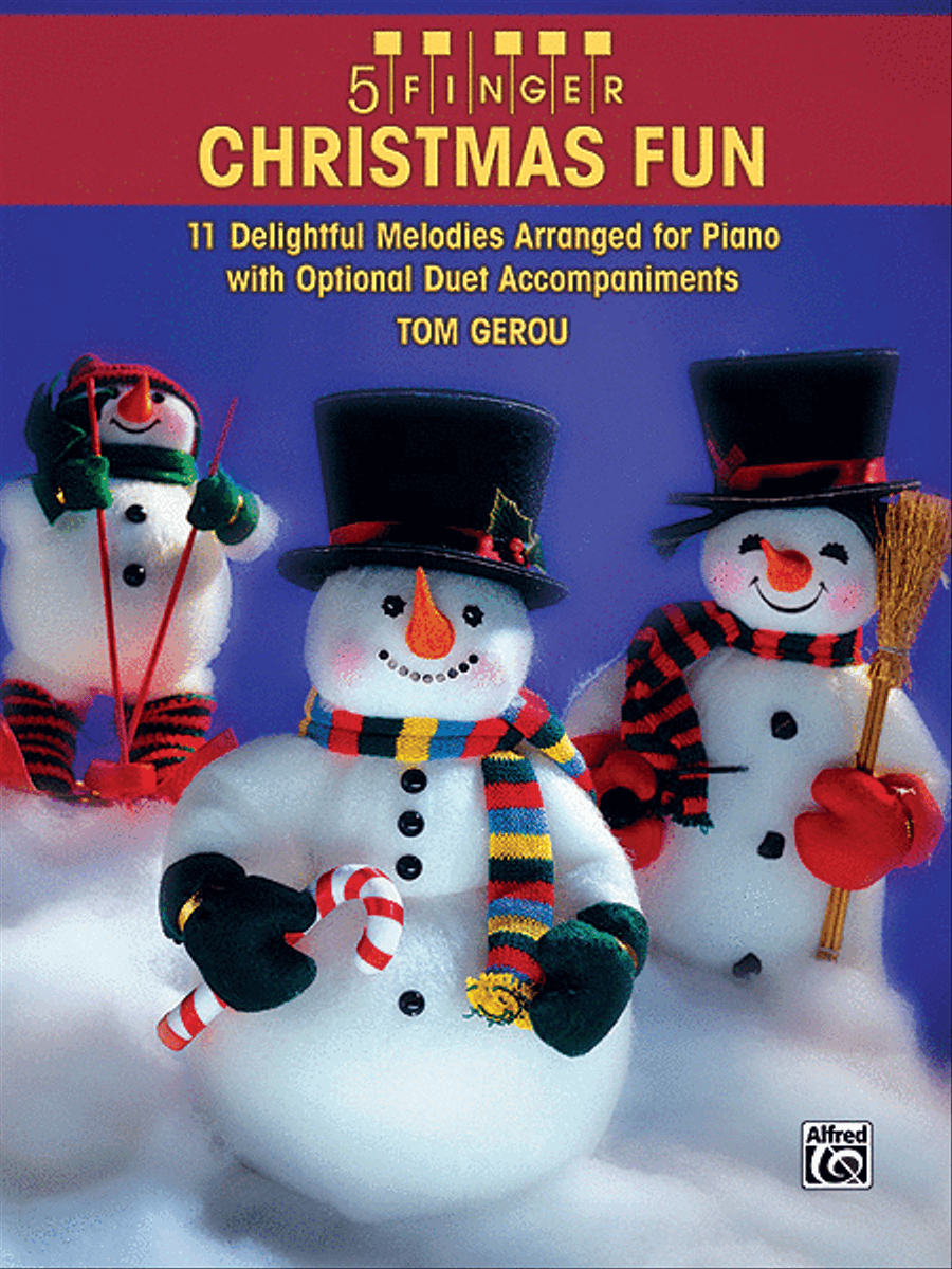 5 Finger Christmas Fun Easy Piano scores gallery preview page 1