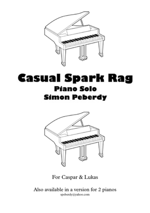Casual Park Rag for piano solo
