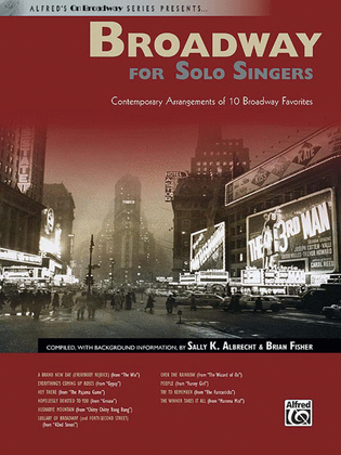 Book cover for Broadway for Solo Singers