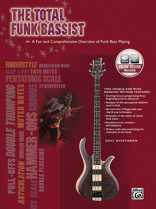 Book cover for The Total Funk Bassist