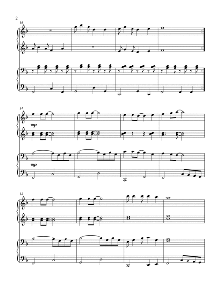 Shake The Papaya Down (1 piano, 4 hand duet) image number null
