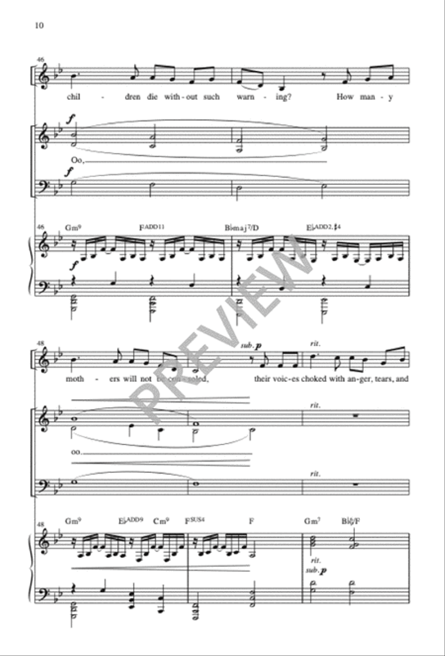 A Weary Couple - Low Key edition 3-Part scores gallery preview page 10