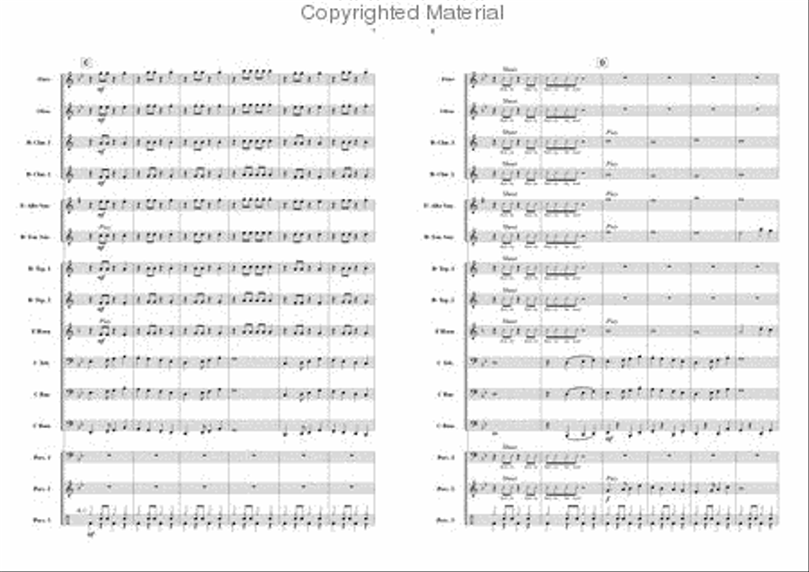 Here comes Bobby the Bear Concert Band scores gallery preview page 4