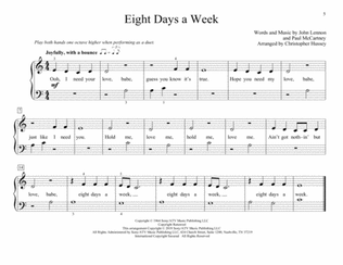 Eight Days A Week (arr. Christopher Hussey)