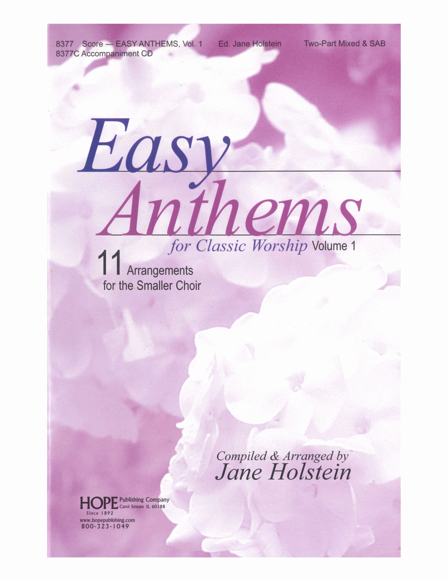 Easy Anthems, Vol. 1 3-Part scores gallery preview page 1