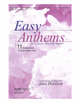 Book cover for Easy Anthems, Vol. 1