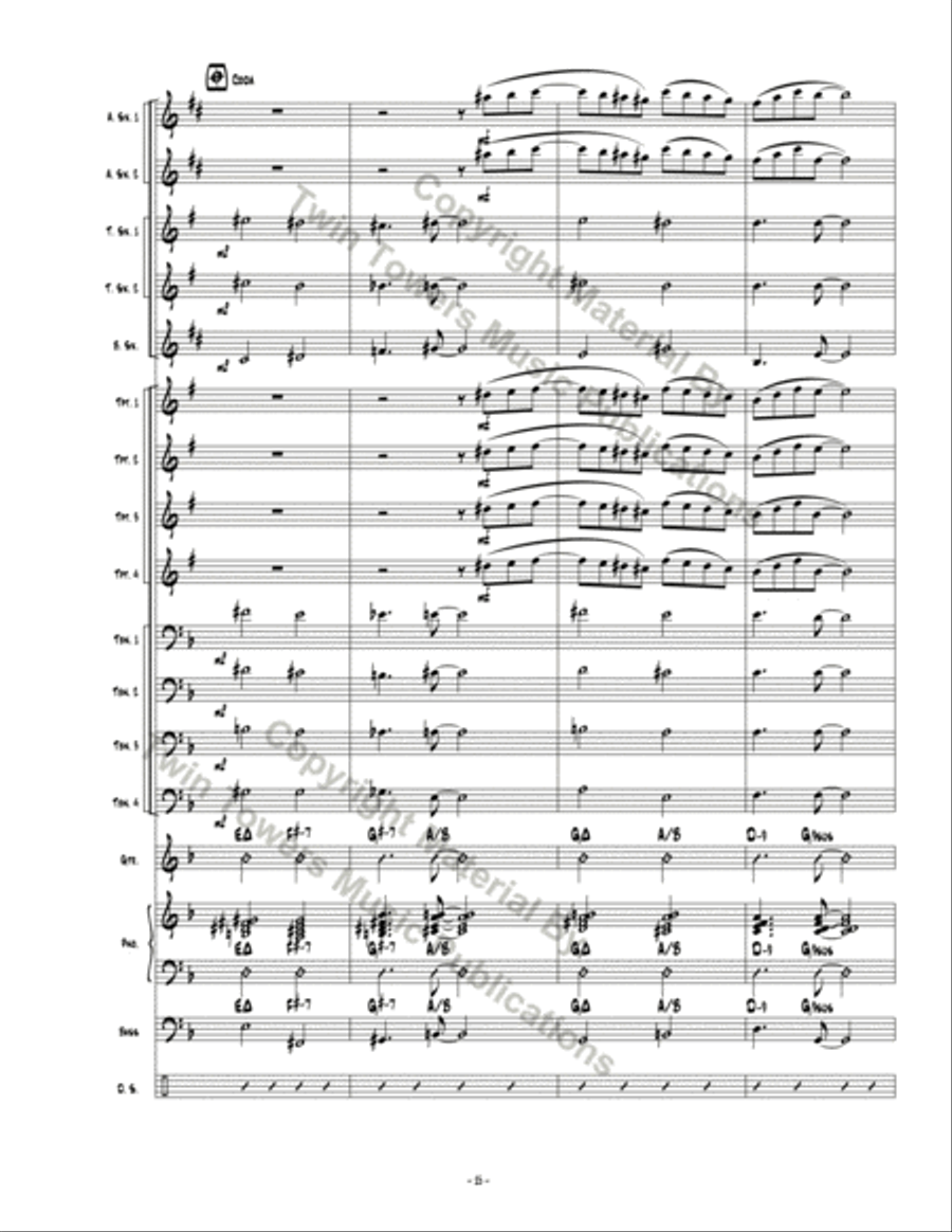 Smoothitude Smoothitude Jazz Ensemble scores gallery preview page 16